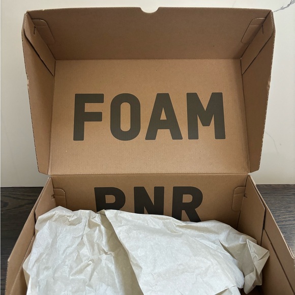 Yeezy Foam Runners in Black and Blue - Picture 5 of 5